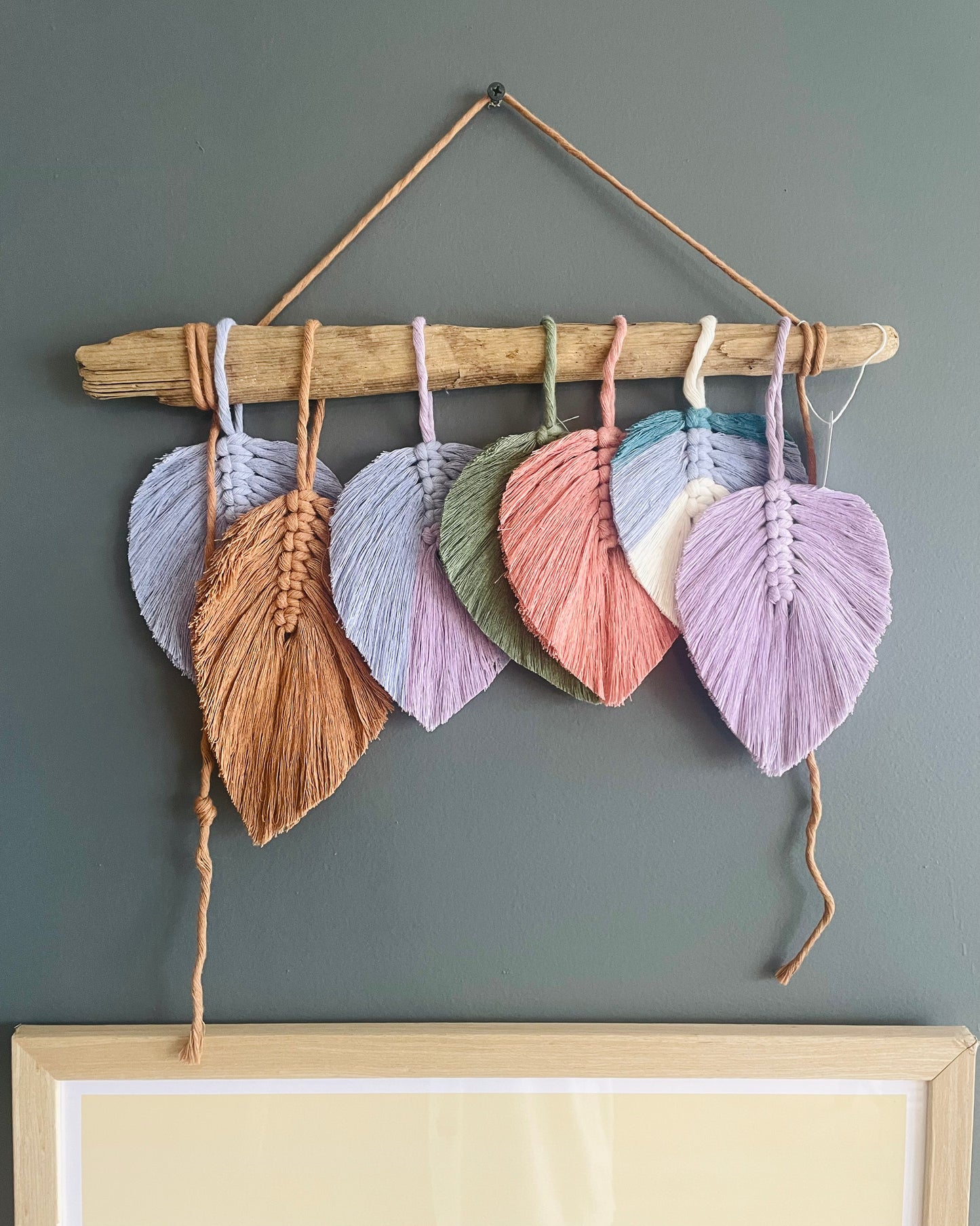 MACRAMÉ verk Flóð & Fjara