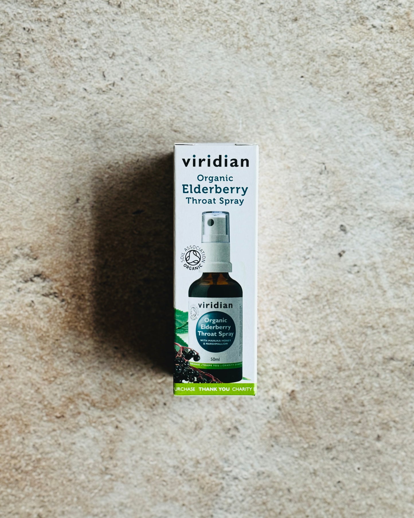 ELDERBERRY Throat Sprey frá viridian